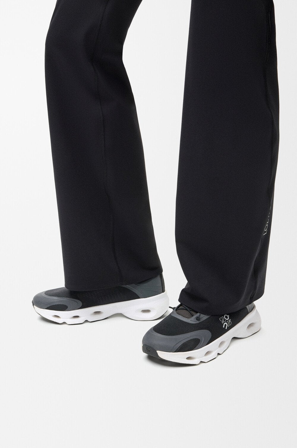 LOEWE x On Cloudsolo Black White Lifestyle Sneakers