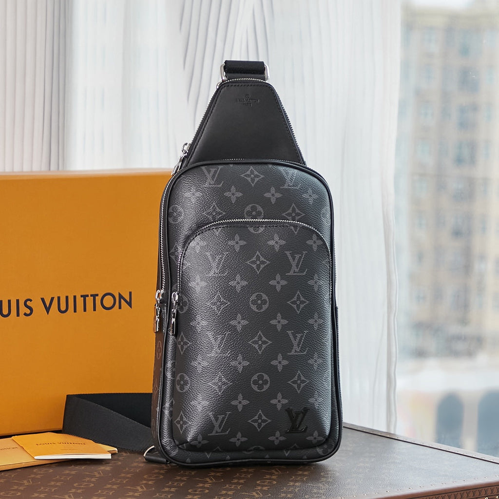 Louis Vuitton Avenue Slingbag 31 in Black Monogram Eclipse Canvas Bag