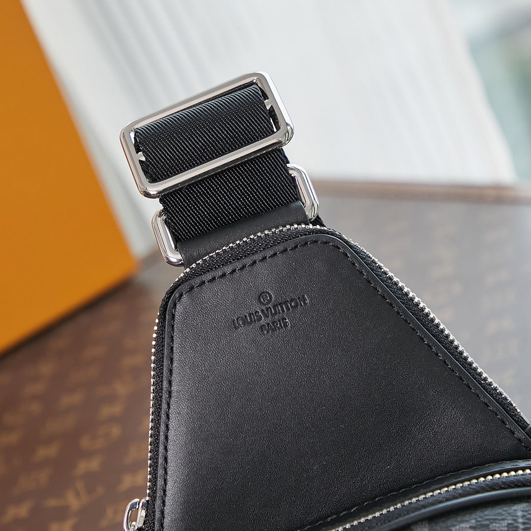 Louis Vuitton Avenue Slingbag 31 in Black Monogram Eclipse Canvas Bag