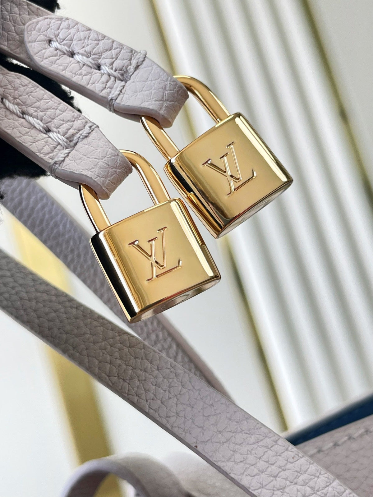 Louis Vuitton Flore 28 in White Perforated Calfskin Bag