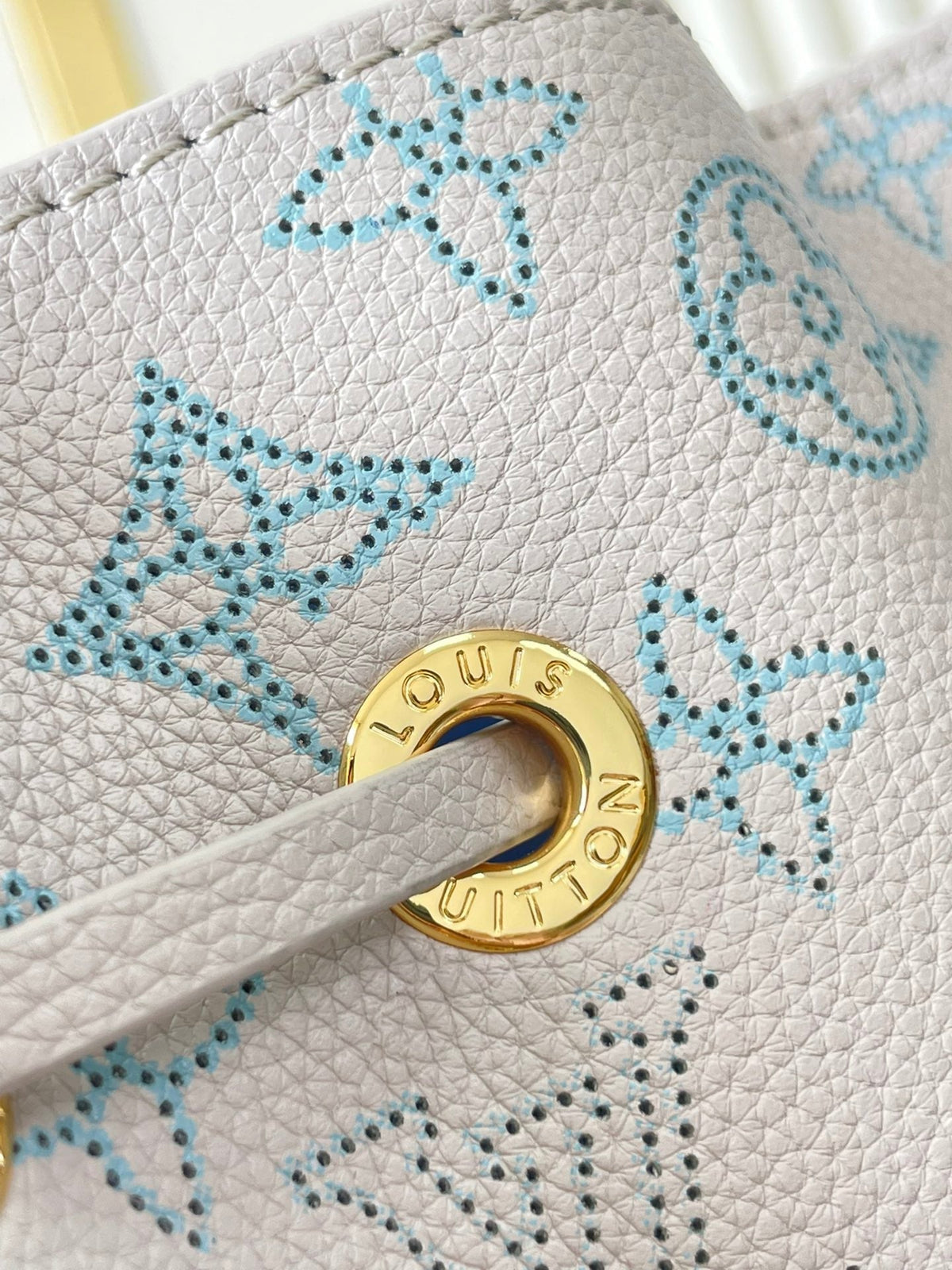 Louis Vuitton Bella 22 in Blume Perforated Calfskin Gold Hardware Bag