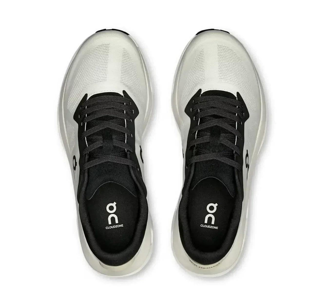 On Men's Cloudzone Ice/Black Lifestyle Sneakers