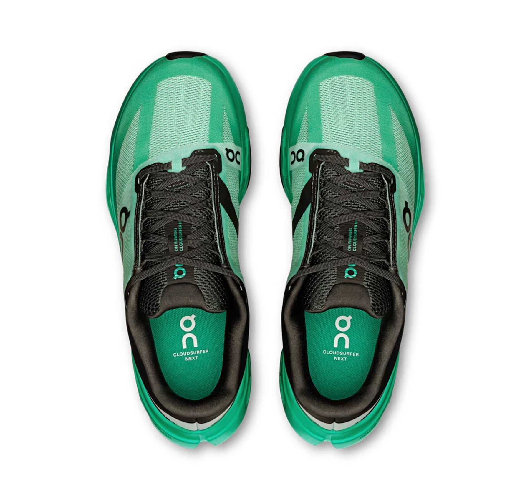 On Women's Cloudsurfer Next Mint/Black Running Shoes
