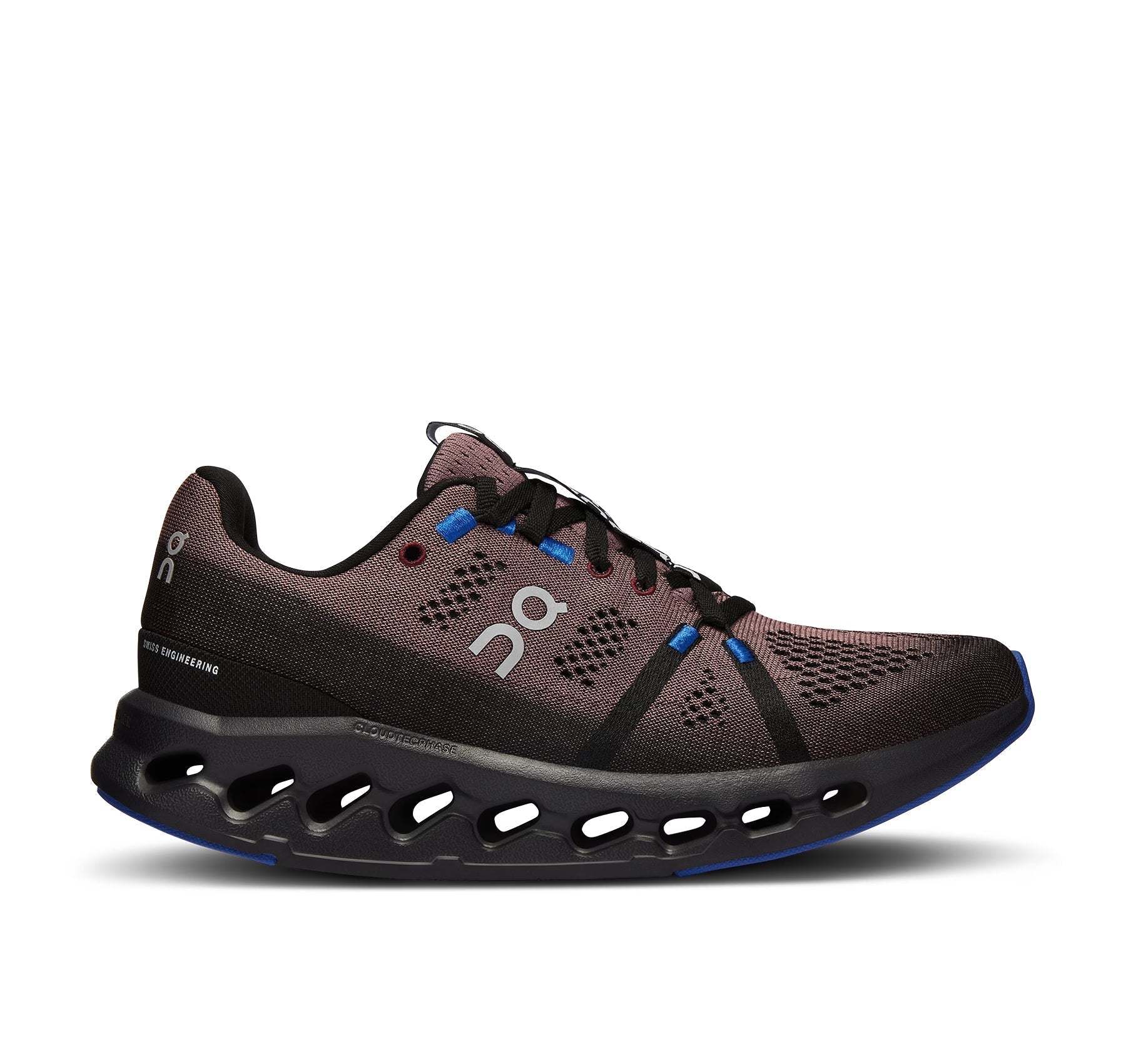 On Women's Cloudsurfer Black/Cobalt Running Shoes