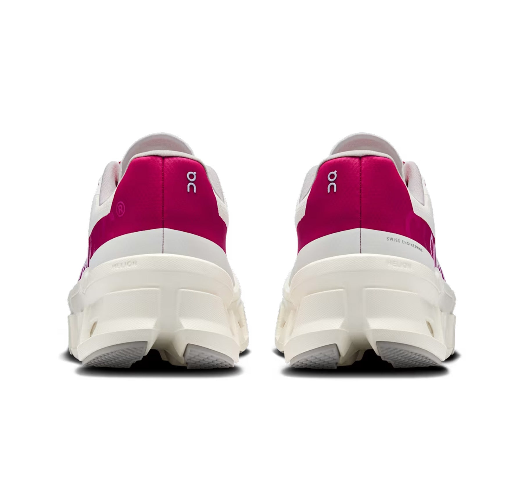 On Women's Cloudmonster Ivory/Grenadine Running Shoes