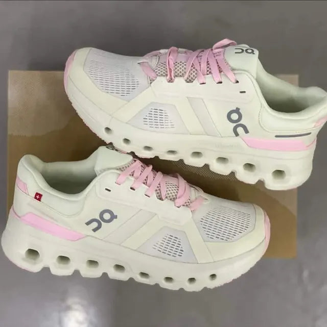 On Cloudrunner 2 Pink/White Running Shoes