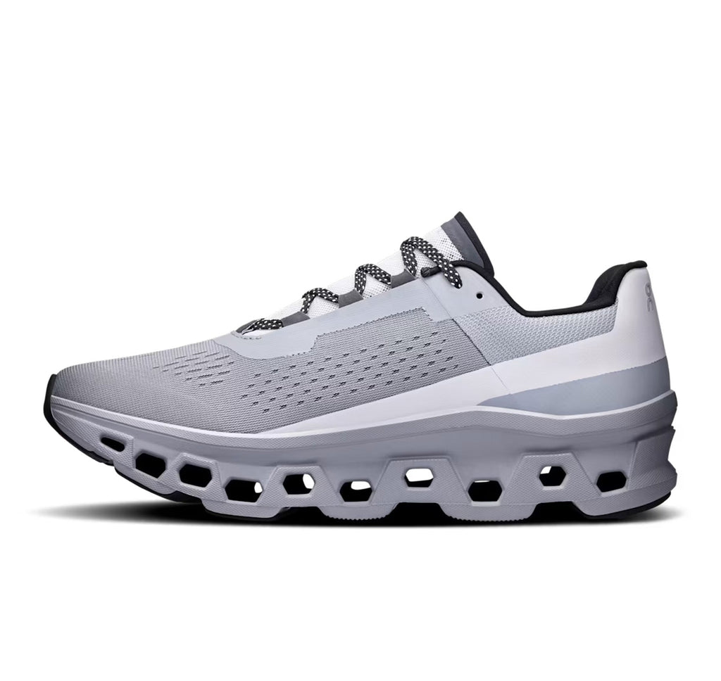 On Men's Cloudmonster Alloy/Silver Running Shoes