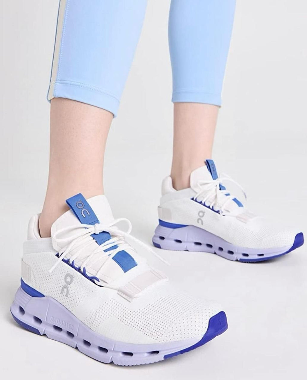 On Cloudnova Undyed White Lifestyle Sneakers