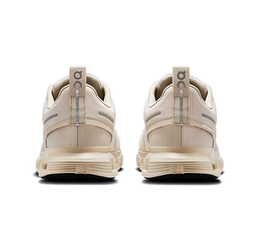 On Women's Cloud 6 Waterproof Pearl/Cream Lifestyle Sneakers