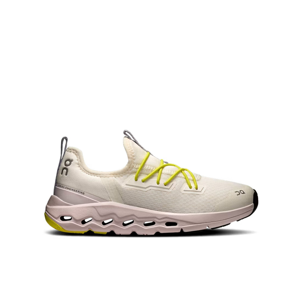 On Little Kids' Cloudleap Ivory/Orchid Athletic Shoes