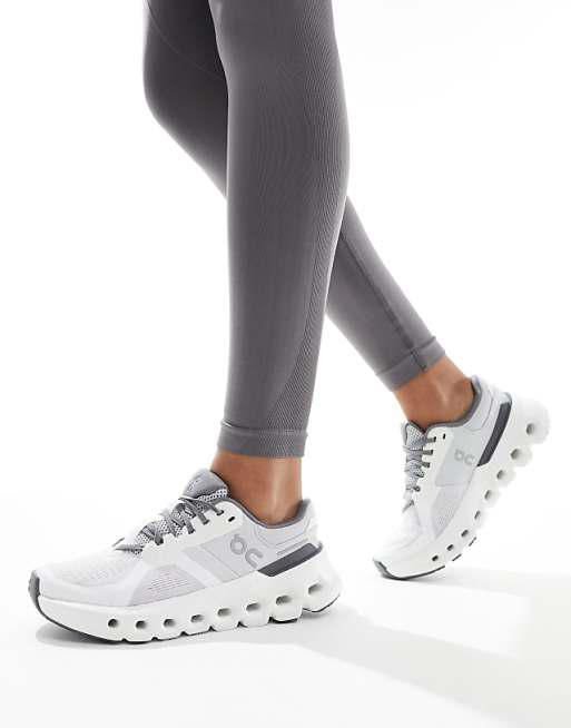 On Cloudrunner 2 Frost White Running Shoes