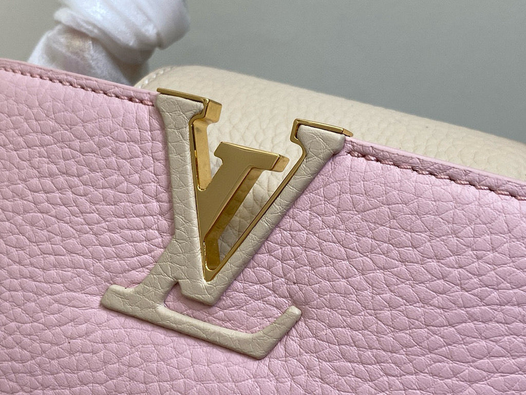 Louis Vuitton Capucines Mini 21 in Light Pink Taurillon Lovelock Gold Hardware Bag