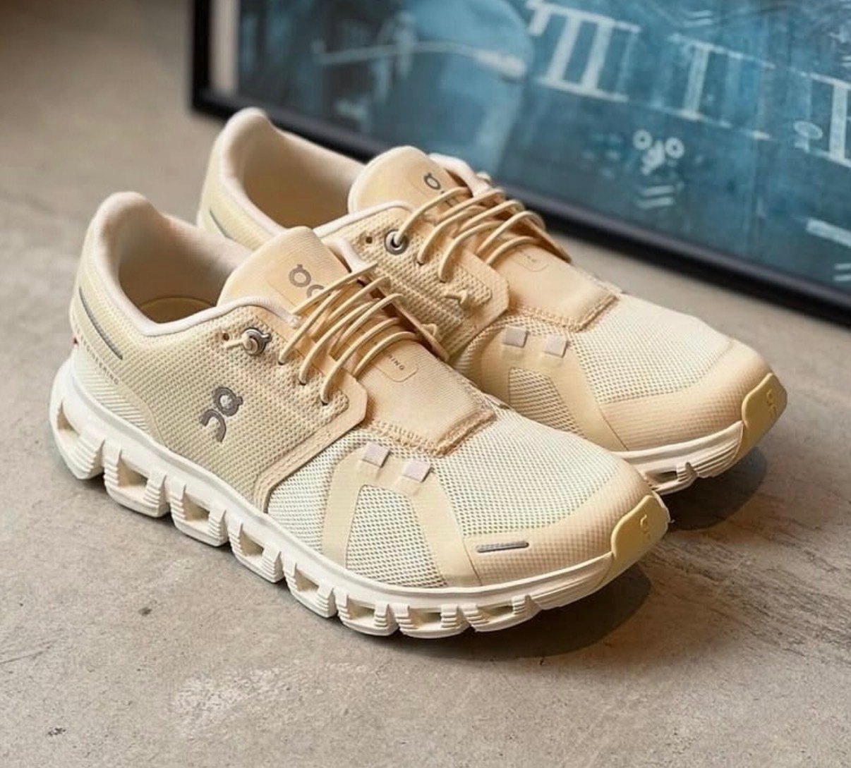 On Cloud 6 Blonde Dew Lifestyle Sneakers
