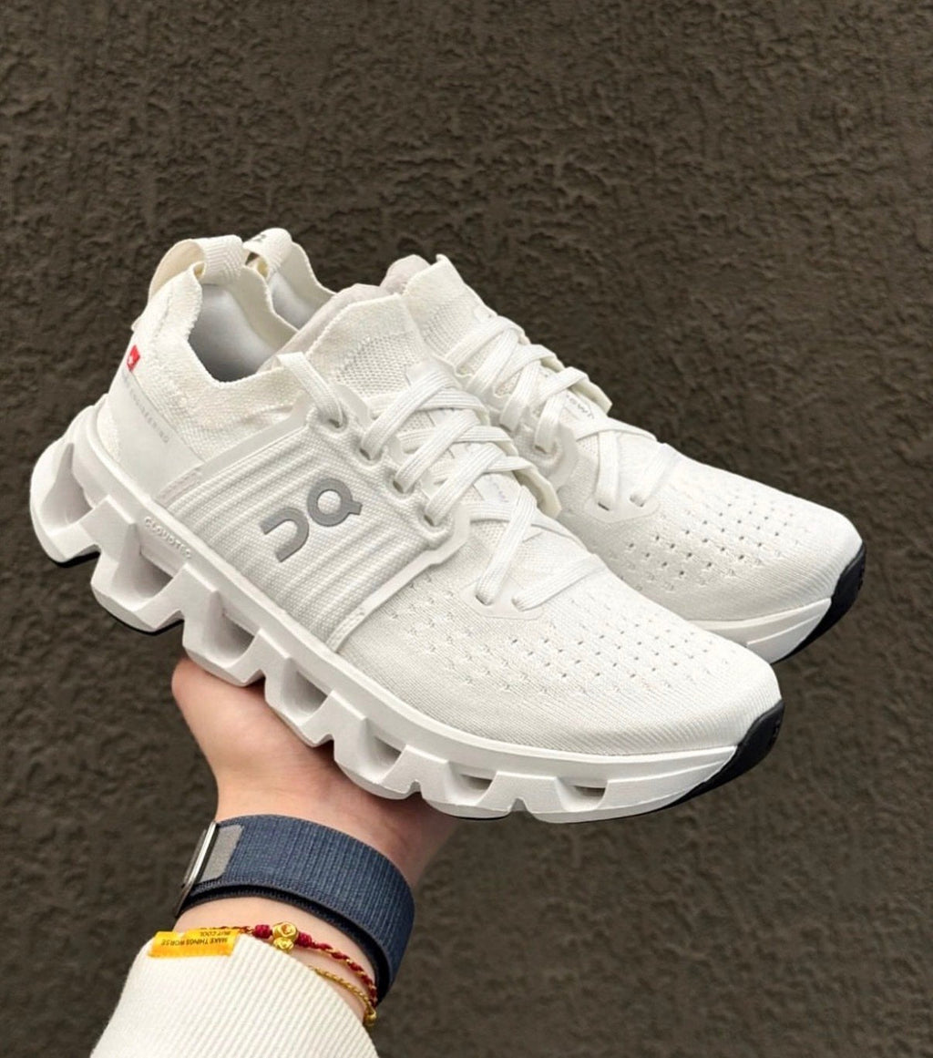 On Cloudswift 4 White Running Shoes