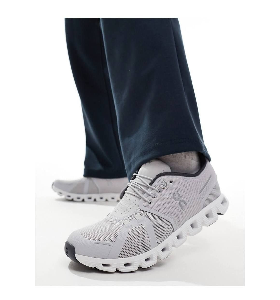 On Cloud 5 Glacier Gray Lifestyle Sneakers
