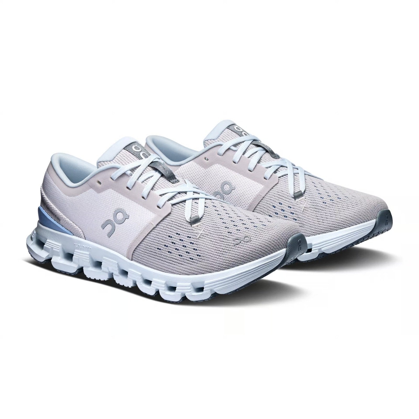 On Cloud X 4 Silver Chambray Training Shoes