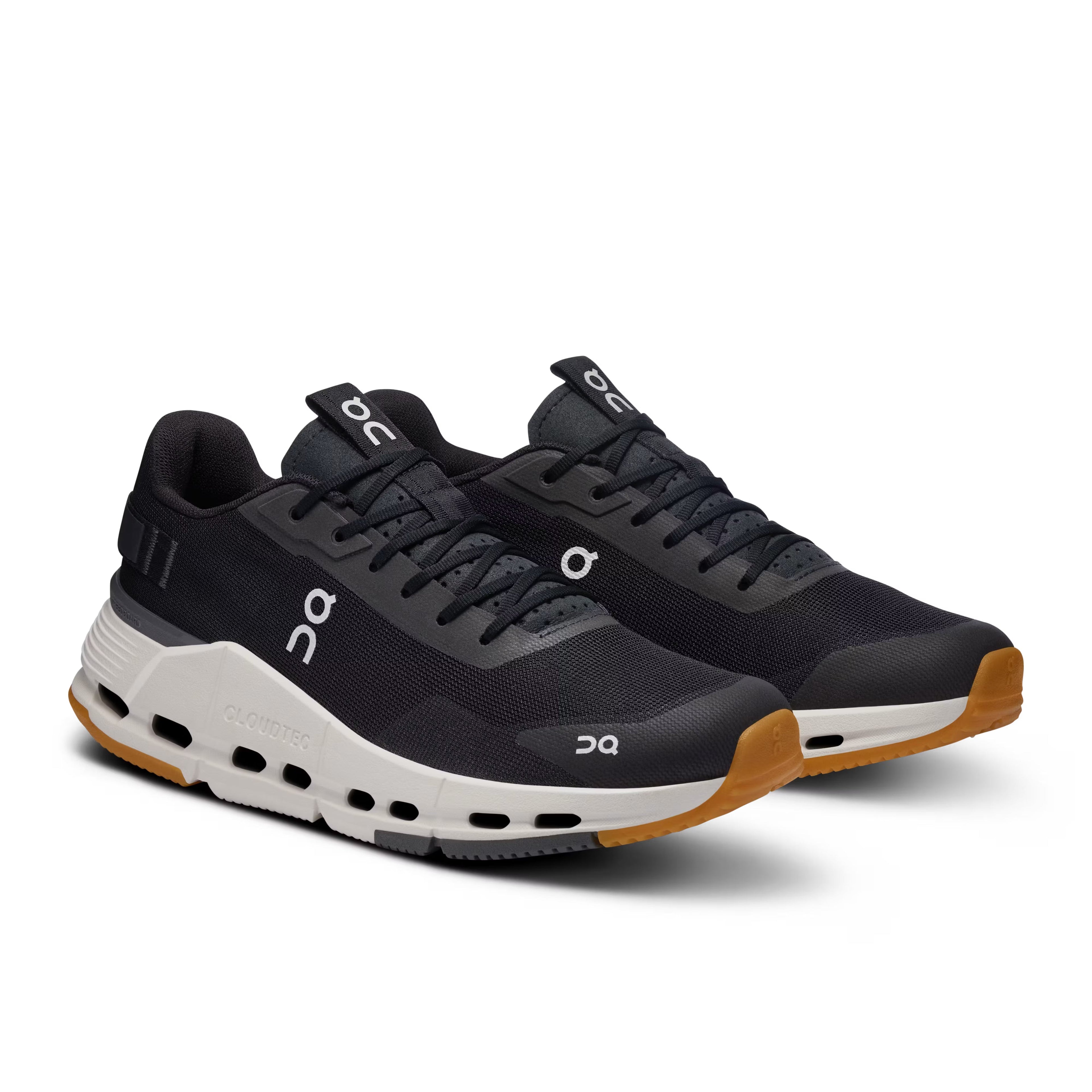 On Women's Cloudnova Form 2 Black/Ivory Lifestyle Sneakers