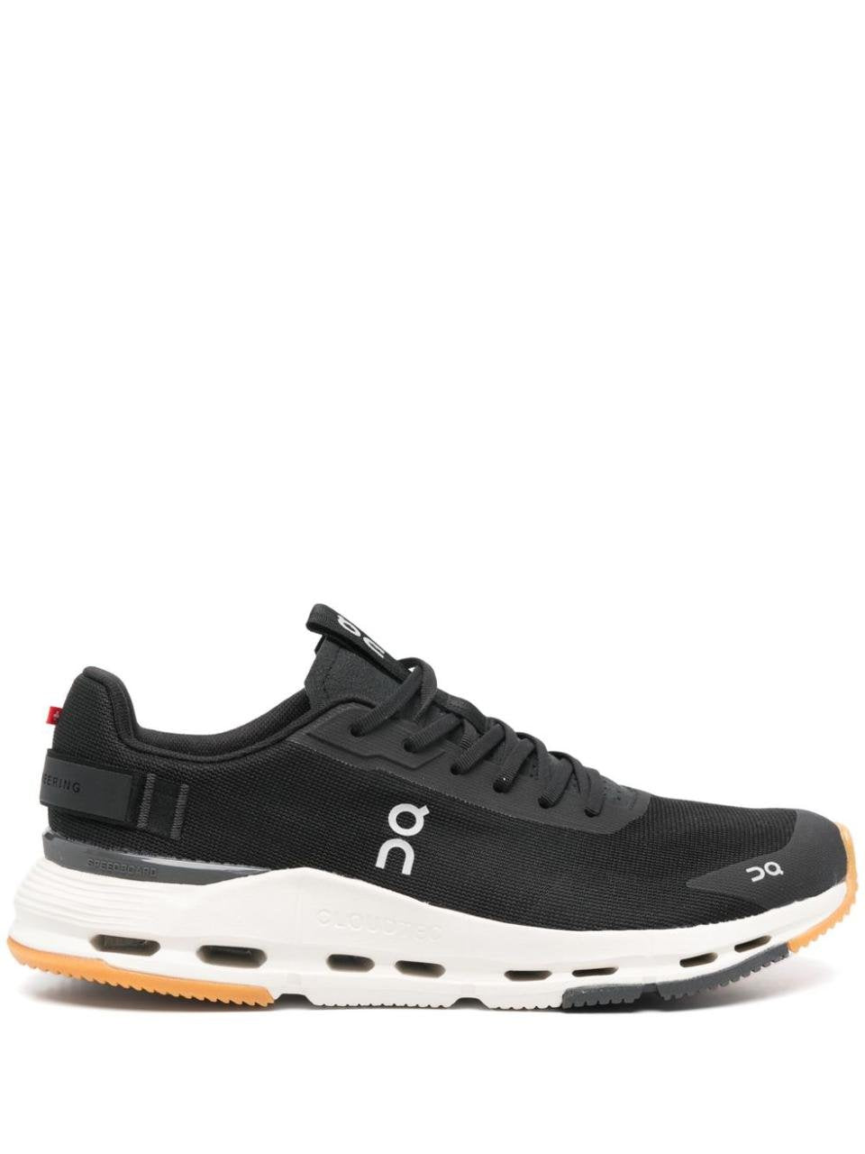 On Cloudnova Black/White Lifestyle Sneakers