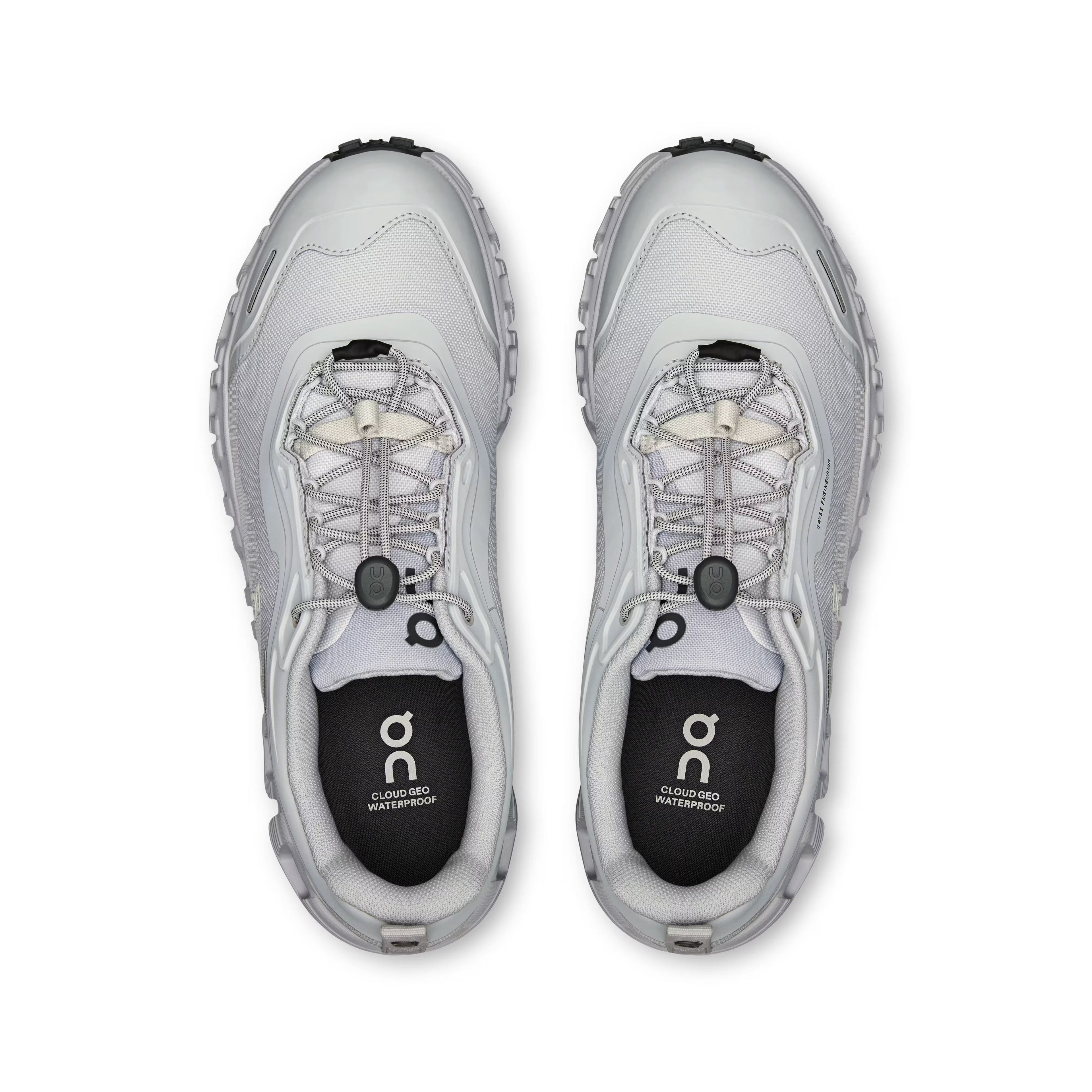 On Women's Cloud 6 Geo Waterproof Wolf/Wolf Lifestyle Sneakers