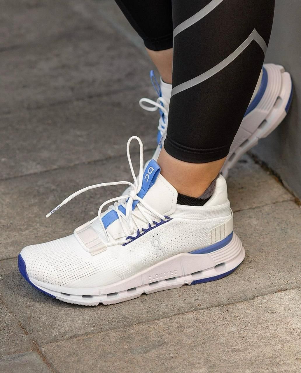 On Cloudnova Undyed White Lifestyle Sneakers