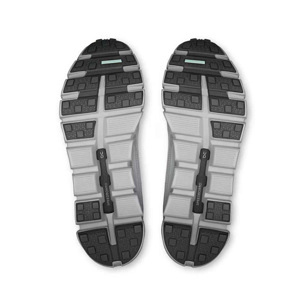 On Men's Cloud 6 Geo Waterproof Alloy/Alloy Lifestyle Sneakers