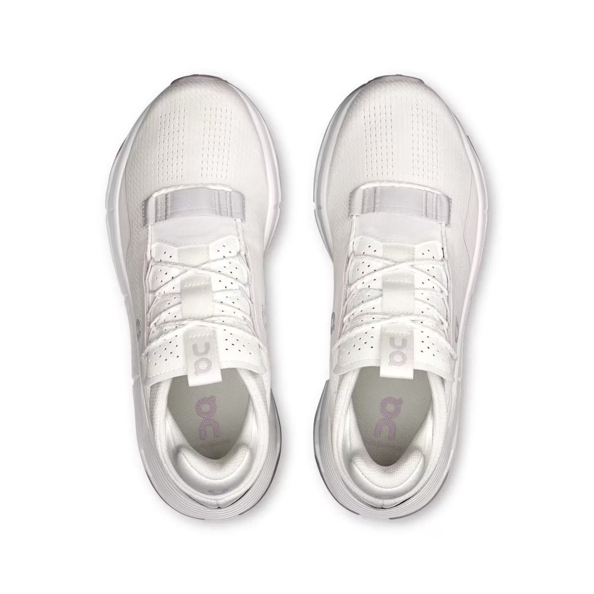 On Women's Cloudnova 2 White/Orchid Lifestyle Sneakers