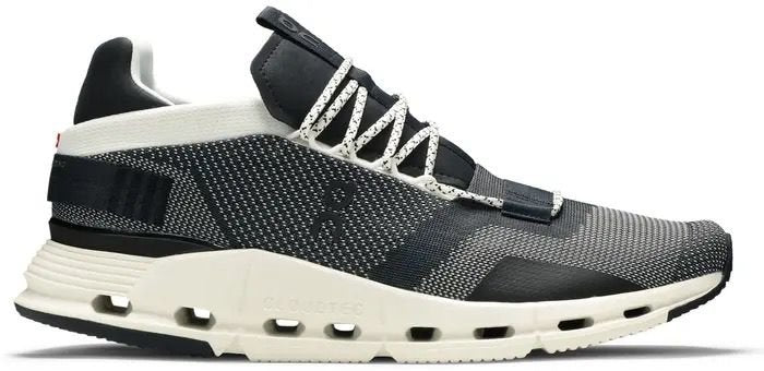 On Cloudnova Black/White Lifestyle Sneakers