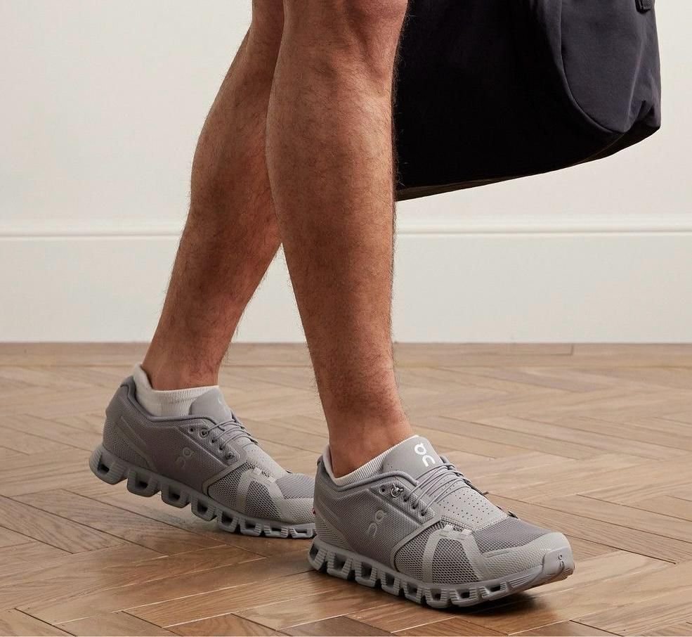 On Cloud 5 Fog Alloy Lifestyle Sneakers