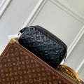 Louis Vuitton Dopp Kit 28 in Black Monogram Shadow Bag