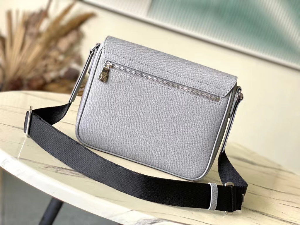 Louis Vuitton District PM 26 in Dove Gray Calfskin Bag