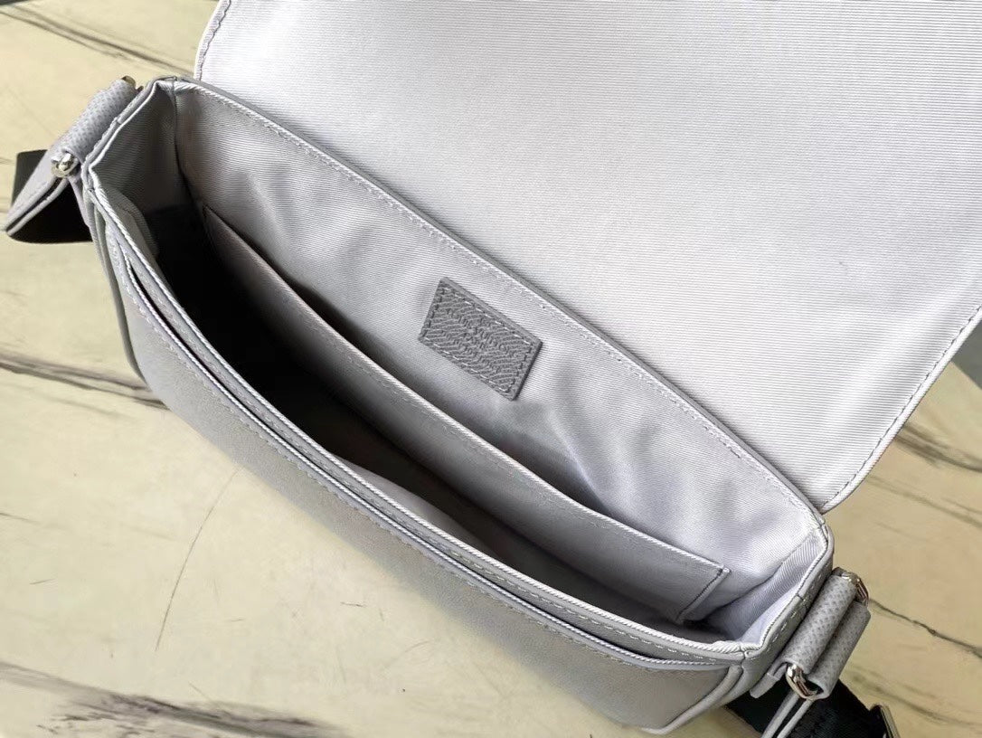 Louis Vuitton District PM 26 in Dove Gray Calfskin Bag