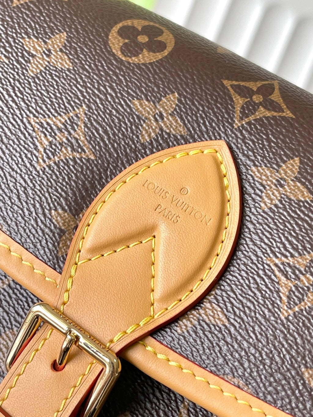 Louis Vuitton Diane 25 in Brown Monogram Canvas Tanned Cowhide Bag
