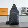 Louis Vuitton Avenue Slingbag 31 in Black Damier Infini Calfskin Bag