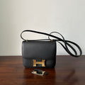 Hermes Constance 18 Black Epsom Gold Hardware Bag
