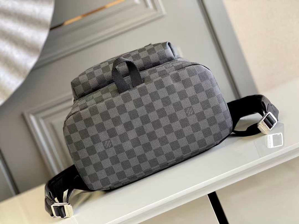 Louis Vuitton Backpack 44 in Gun Metal Damier Graphite Canvas