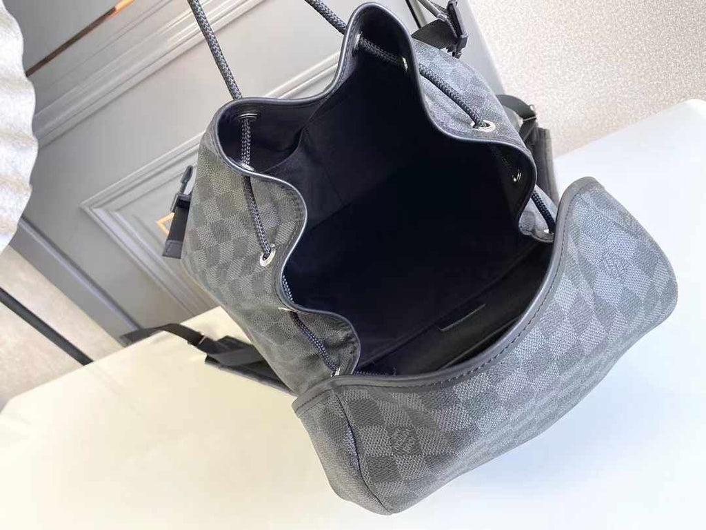 Louis Vuitton Backpack 44 in Gun Metal Damier Graphite Canvas