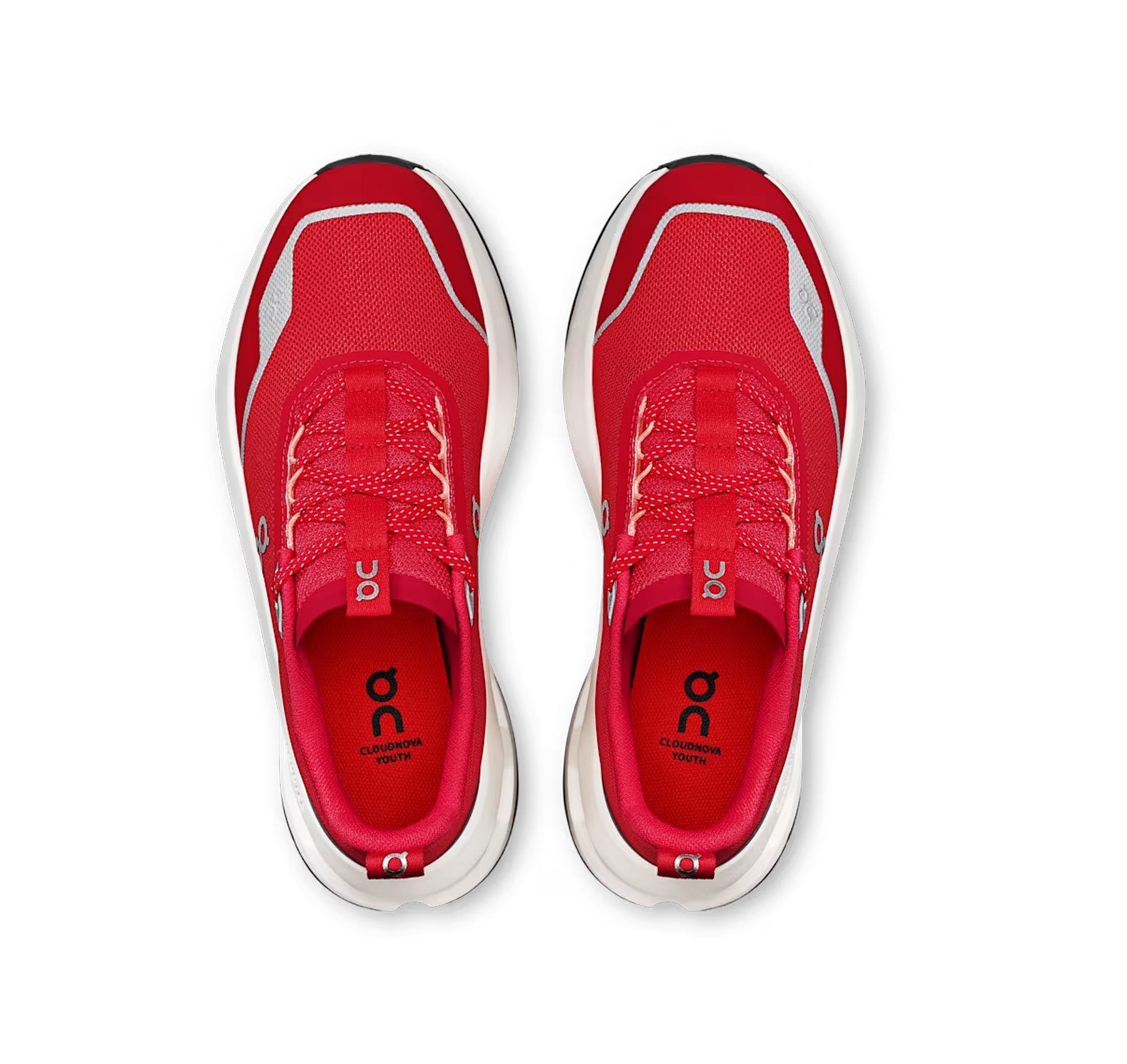 On Big Kids' Cloudnova Red/Terra Athletic Shoes