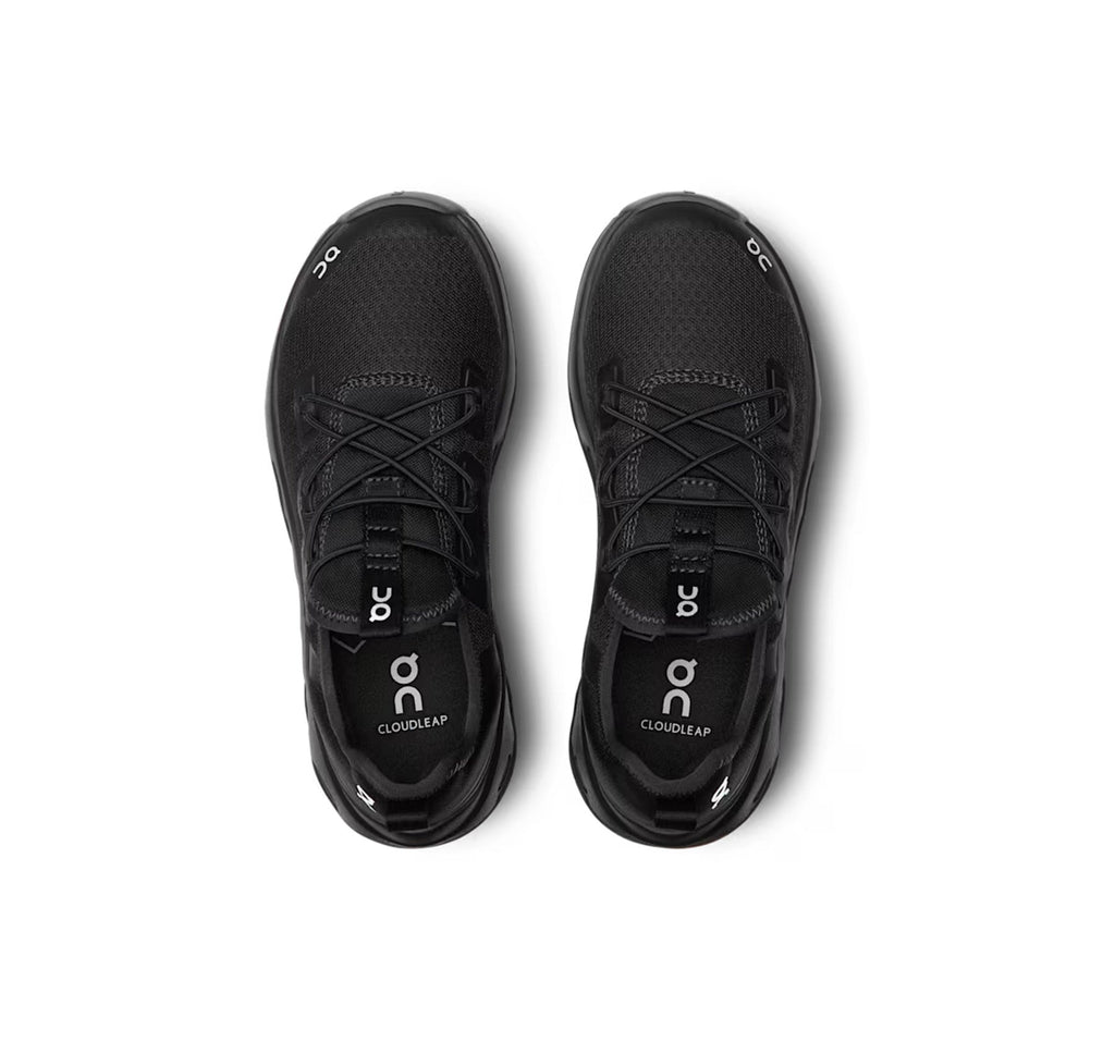 On Little Kids' Cloudleap Black/Eclipse Athletic Shoes