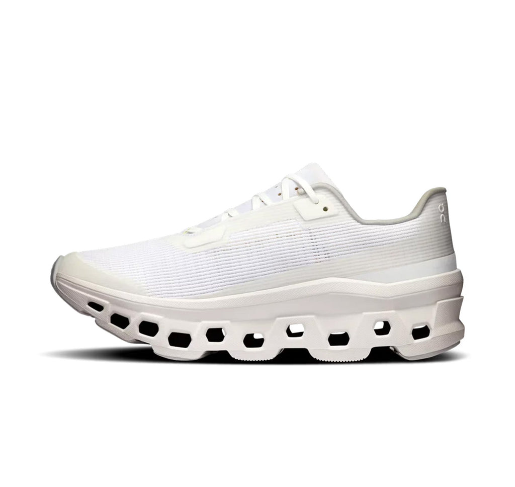 On Women's Cloudmonster Void White Running Shoes