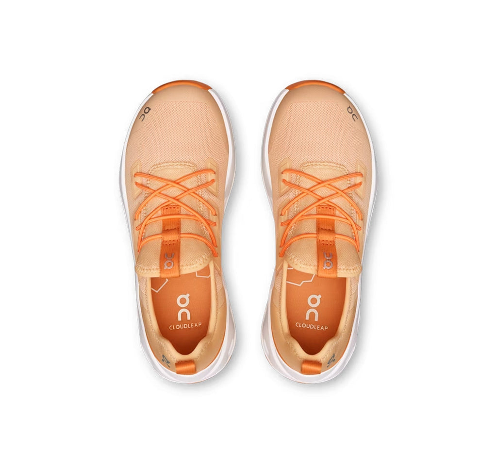 On Little Kids' Cloudleap Tangerine/Blonde Athletic Shoes