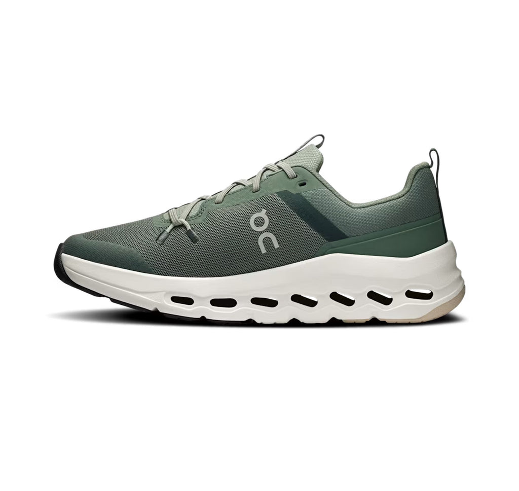 On Big Kids' Cloudleap Olive/Ghost Athletic Shoes