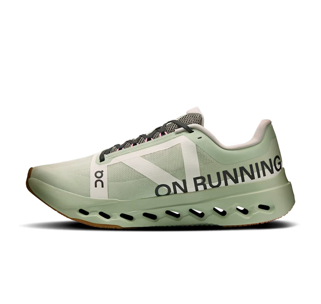 On Women's Cloudsurfer Next Z5 Mineral/Almond Running Shoes