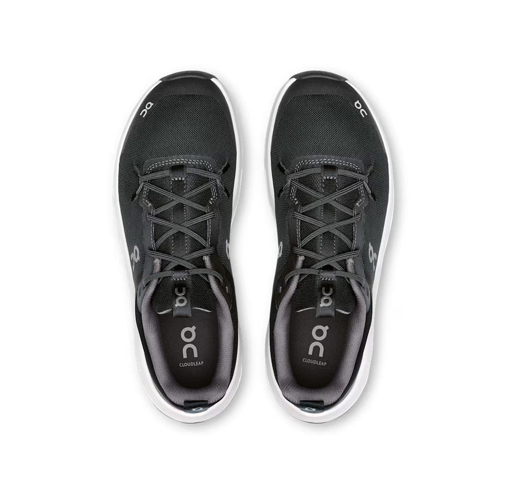 On Big Kids' Cloudleap Black/White Athletic Shoes