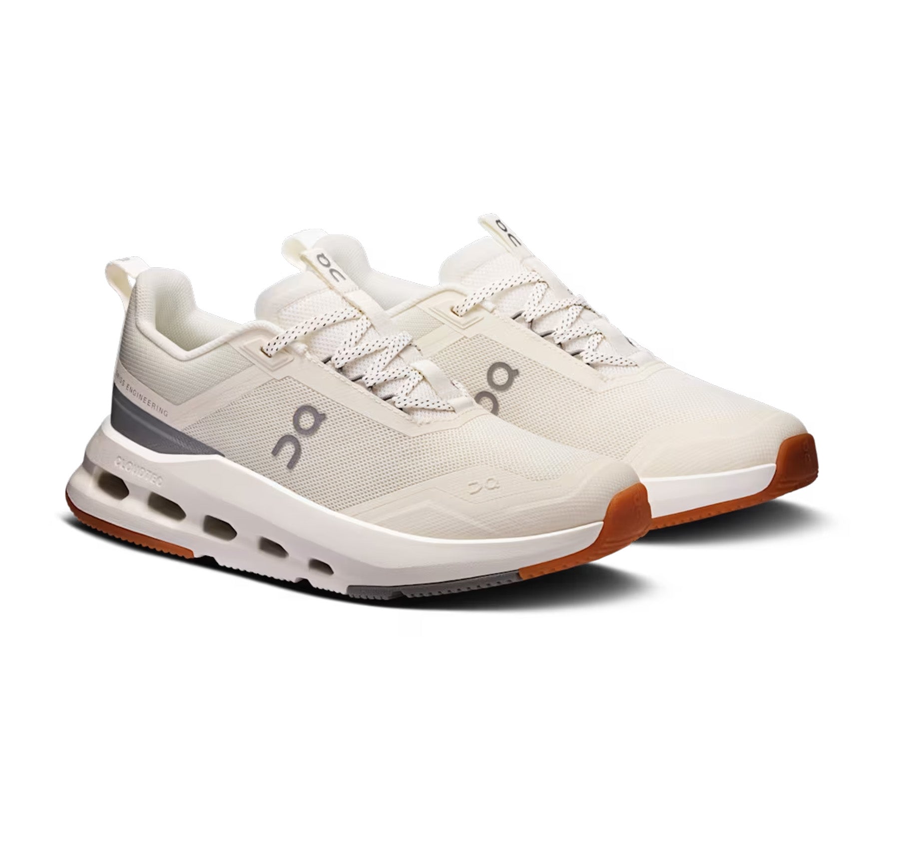 On Big Kids' Cloudnova Ivory/Apollo Athletic Shoes