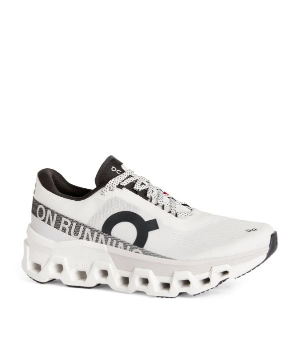 On Cloudmonster 2 White/Black Running Shoes