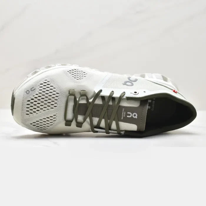 On Cloud X Green White Training Shoes