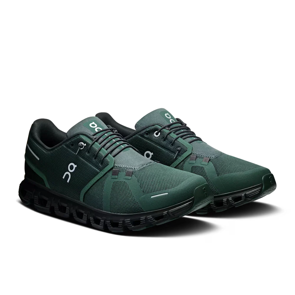 On Cloud 6 Evergreen Black Lifestyle Sneakers