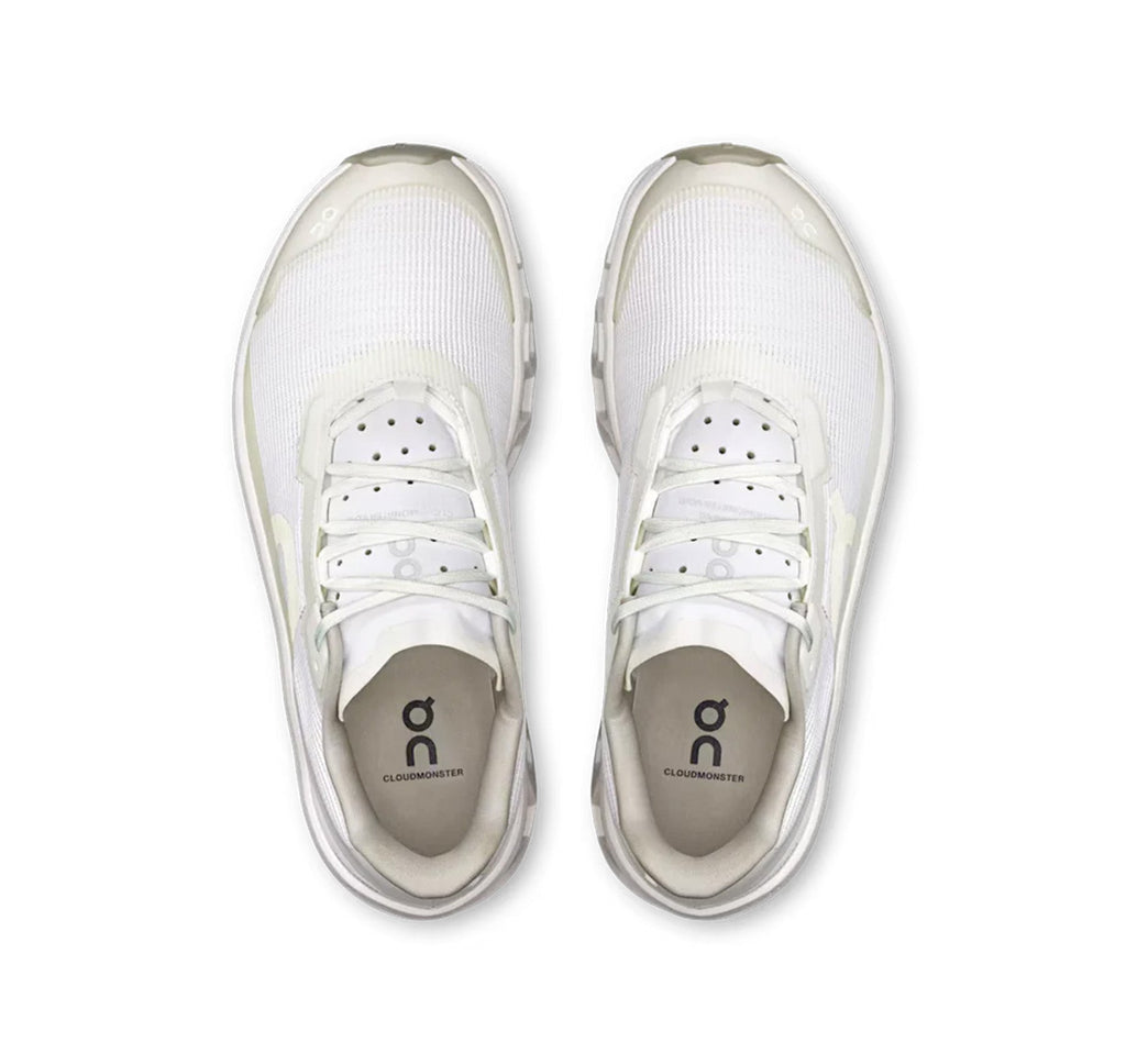 On Men's Cloudmonster Void White Running Shoes