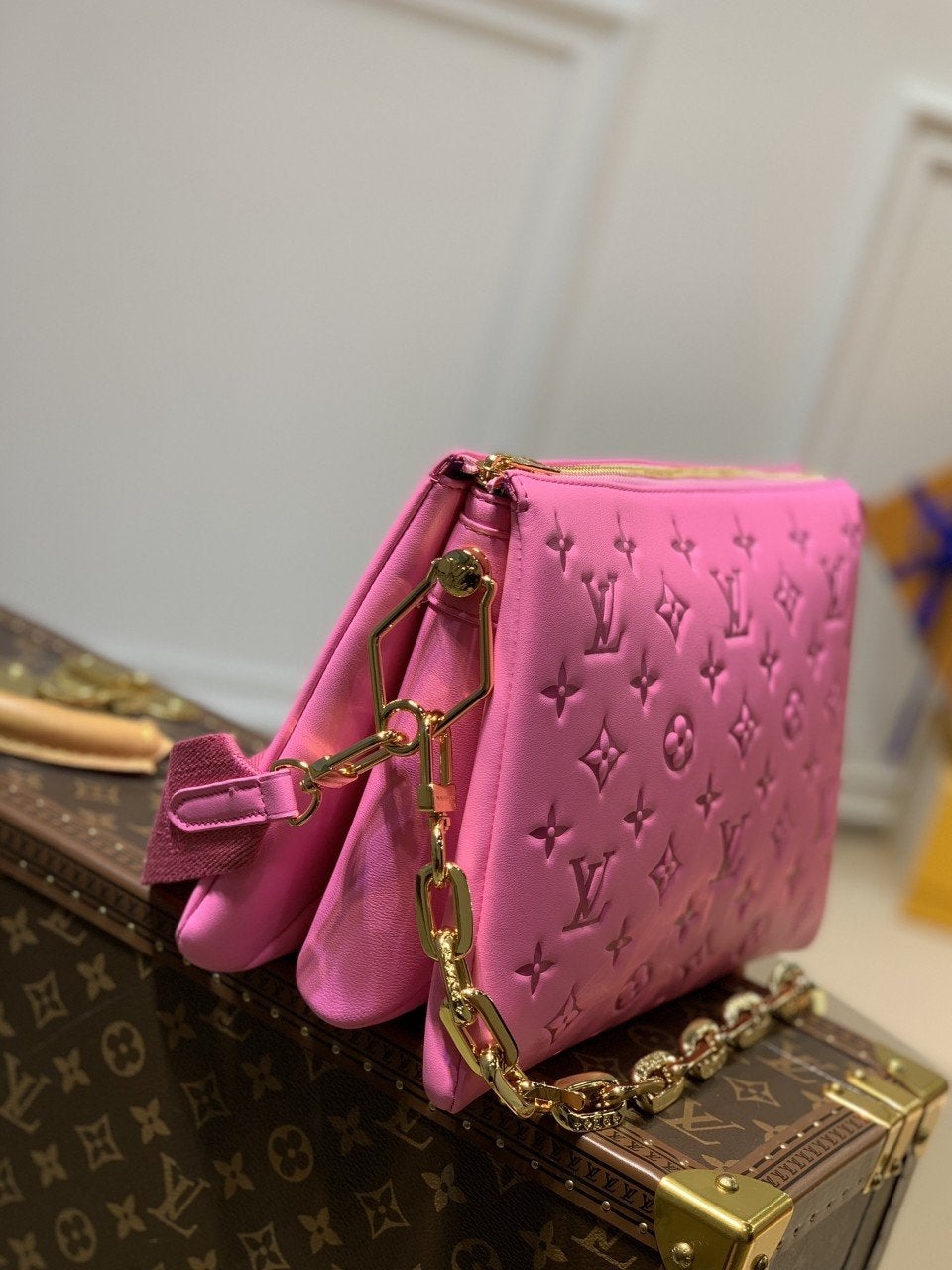 Louis Vuitton Coussin PM H27 Pink Purple Bag